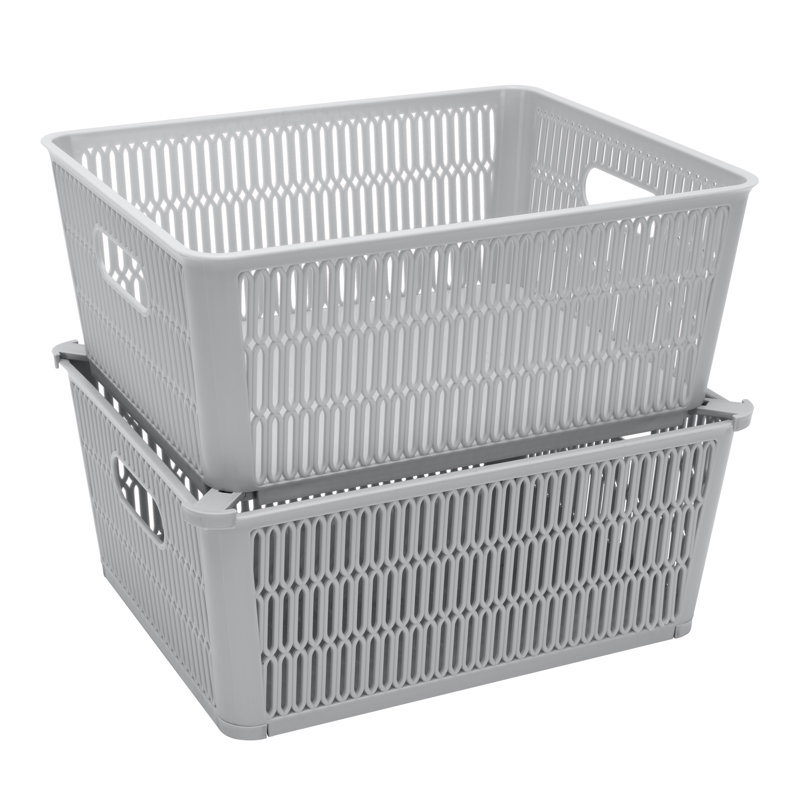 Rebrilliant Slide Plastic Bin Set & Reviews Wayfair